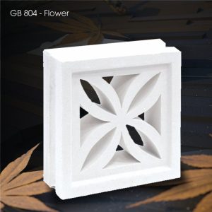 GẠCH BÔNG GIÓ MÀU TRẮNG (19CM*19CM*6.5CM)